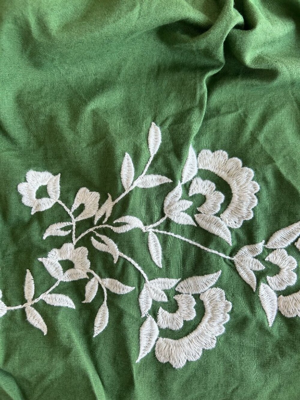 Sezane Siloé Skirt Summer Green size 6 - Picture 5 of 7